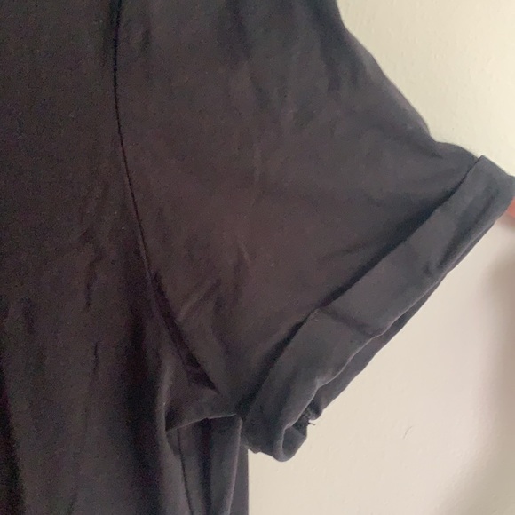 Black T-shirt Dress - Picture 2 of 3
